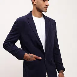 showoffff Men's Single Breasted Slim Casual Blazer image 4