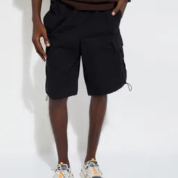 max URB_N Men Solid Cargo Shorts image 2