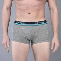 dollar bigboss Men's Solid Cotton Trunk (Colour May Vary) image 2