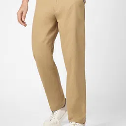 urbano fashion Men's Cotton Regular Fit Casual Chinos Trousers Stretch image 3