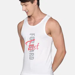 dollar Men Cotton Casual Assorted Printed Tank Top Vest (Pack of 2) image 3