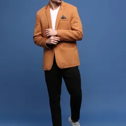 showoffff Men's Single Breasted Slim Blazer image 5