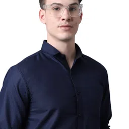 majestic man Slim Fit Cotton Blend Formal Shirts for Men image 2