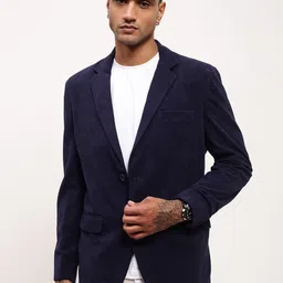 showoffff Men's Single Breasted Slim Casual Blazer image 3