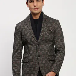showoffff Men's Single Breasted Slim Blazer image 2