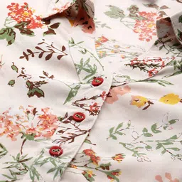 yash gallery Women'S Rayon Floral Printed Straight Shirt For Women image 5