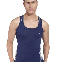 dollar bigboss Men's Solid Cotton Gym Vest (Colour May Vary) image 1