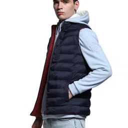 jack & jones Men's Nylon Standard Length A-Line Coat image 4