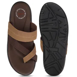 bata BataMensVOLDER Toe RINGSandals,Tan, image 4