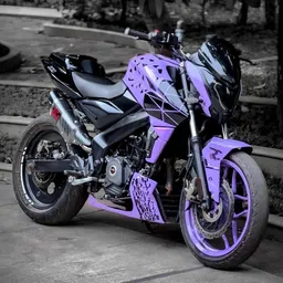 VermsBikers Bike Headlight Windshield Universal Domiar Visor for Pulsar NS 200 (Black) image 2