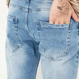 max Men's Slim Fit Mid Rise Jeans image 4