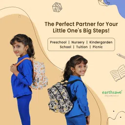 earthsave Casual Kids Backpack for Boys & Girls | Stylish and Trendy Bagpack for Kids | School Bag for Kid | Tuition Bag image 2