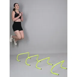 Fitfix® Training Hurdles for Field Training and Speed Coordination ! Hurdles for Kids Occupational Therapy 6,9,12 Inch Agility Hurdles Height 6 inch -Qty 5 ps image 4