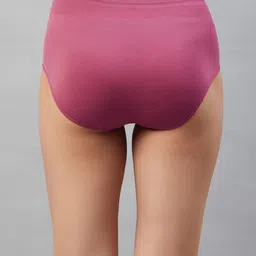 c9 airwear High Rise Solid Pack of 3 Seamless Hipster Underwear Combo for Women (XXL, Multicolor) image 5