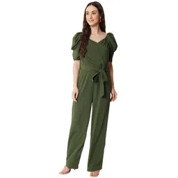 all ways you Women's Solid Half Sleeve Poly Crepe Jumpsuit for Women (A2107JSOL422) image 1