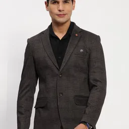 showoffff Men's Single Breasted Slim Blazer image 2