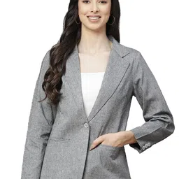 cottinfab Women Regular Fit blazer image 1