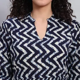 pidavliya's Women's Floral Summer Maxi Dress I Cotton Printed I One Piece Bodycon Midi Dress with V-Neck, Puffed Sleeves image 3