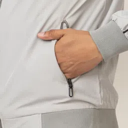 tweunboy Casual Winter Wear Jackets For Men || Men's Solid Wind Cheater Jacket With Zipper || Ribbed Waist And Ribbed Wrist Cuffs For Perfect Fit || Casual And Sports Jacket (WC601) image 5