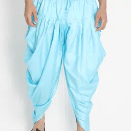 vastramay Men's Cotton Satin Blend Regular Fit Dhoti Pant image 2