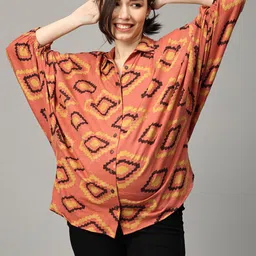 the mom store Maternity and Nursing Oversized Shirt | 100% Cotton | Pre and Post Pregnancy | Comfortable image 5