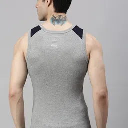 lux cozi Men's Cotton Regular Fit Vest image 3