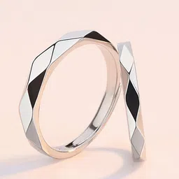 raajsi by yellow chimes 925 Sterling Silver Rings for Women & Girls Couple Rings Birthday Gift for Girls & Boys |With Certificate of Authenticity & 925 Stamp image 5