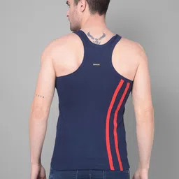 dollar bigboss Men's Solid Cotton Gym Vest (Colour May Vary) image 3