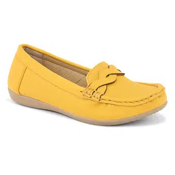 xe looks Women's Wave Design Loafer Ballet & Moccasins Faux Leather, Trendy and Stylish, Slip-on Mule Shoes for Daily Casual Wear & Formal Wear for Women & Girls image 5