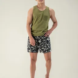 damensch Men BREEEZE Ultralight Inner Boxer- Camo Grey- XXXL image 3