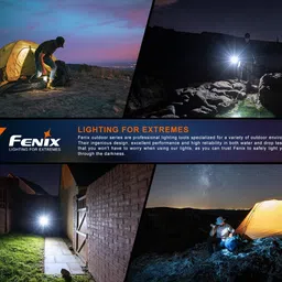 Fenix CL22R 500 Lumen Compact Lantern, USB-C Rechargeable and Multifunctional with Red Light and Colorful Ambient Lights for Camping, Hiking, Fishing (Polar Night Black) image 2
