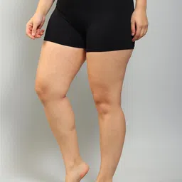 plus size Women Boyshorts Super Combed Cotton Stretchable Mid Waist Boxer Brief Panties image 3