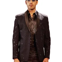 vastramay Men's Schiffli Blazer image 1