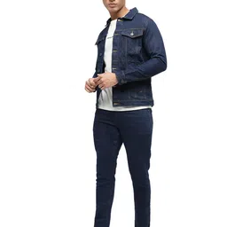 jack & jones Men's Cotton Standard Length A-Line Coat image 5