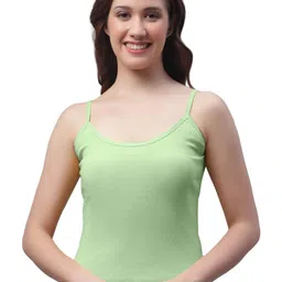friskers Women's Non-Padded Pure Cotton Spaghetti Camisole image 1