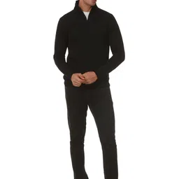 zuperb Men's Cotton Half Zip Sweatshirt image 5