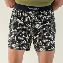 damensch Men BREEEZE Ultralight Inner Boxer- Camo Grey- XXXL image 4