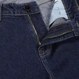 thomas scott Men Comfort Relaxed Fit Clean Look Light Fade Pure Cotton Cargo Jeans image 5