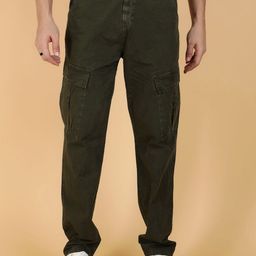 Stylecast X Kotty Men Relaxed Straight Fit Mid-Rise Cargos-picture-26