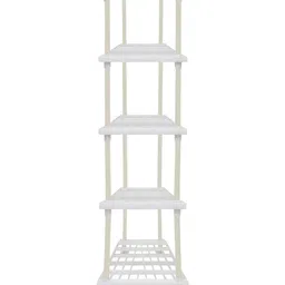 Urban Choice White 5-Layer Kitchen Tray Shelf Organizer image 5