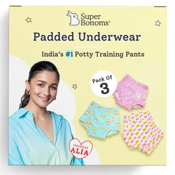 SuperBottoms 3 Padded Underwear 3 layer of cotton padding & Super DryFeel Layer Pull-up style pants-1-2y-image-23