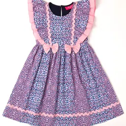 pspeaches Print Crepe Fit & Flare Dress image 2