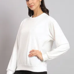 CORSICA Women Polyester Solid Pullover Sweatshirt-image-86