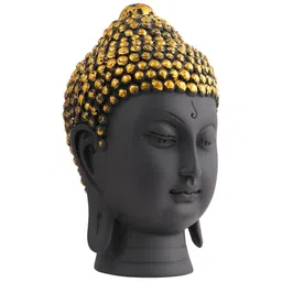 Zart Black Buddha Idol Showpiece image 5