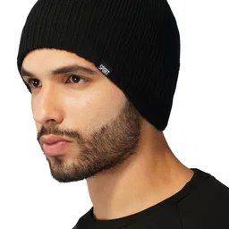 iSWEVEN Black Slouchy Beanie-picture-24