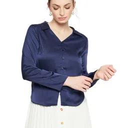 MADAME Navy Regular Fit Shirt-picture-19