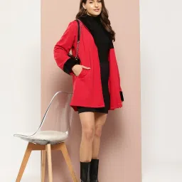 Qurvii Red Plain Jacket image 4