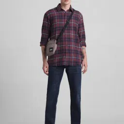 Jack & Jones Dark Blue Regular Fit Lightly Washed Jeans-picture-27