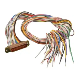 ITT CANNON Micro D Cable Assemblies CABLE ASSEMBLY, 21P, RCPT-FREE END, 36", MDM-21SH006B-A174-F222-picture-40