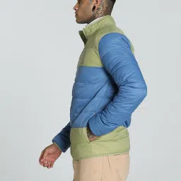 Puma Calming Green Slim Fit Reversible Jacket image 4
